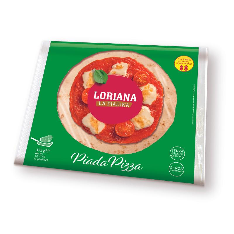 Loriana Piadina Pizza – Authentisches italienisches Fladenbrot aus der Region Romagna, perfekt für schnelle und leckere Mahlzeiten.