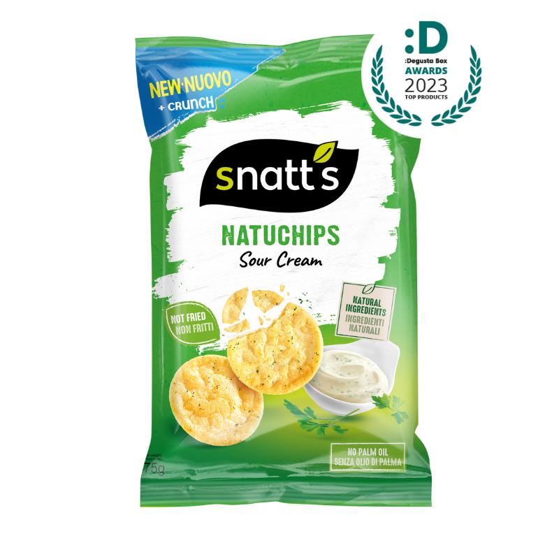 Snatt's Natuchips Sour Cream - Alternative zu herkömmlichen Kartoffelchips