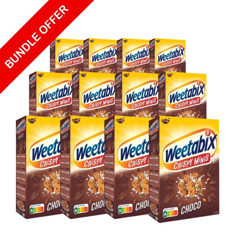 Weetabix Crispy Minis im praktischen 12er Set. 