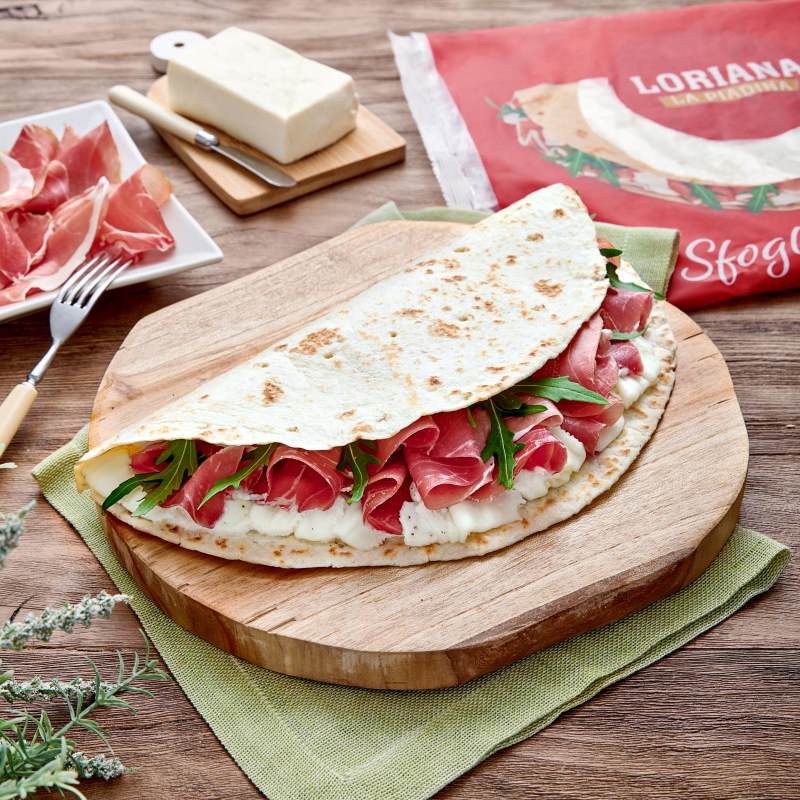 Loriana Piadina: Italienisches Fladenbrot, GMO-frei, ohne Zusätze