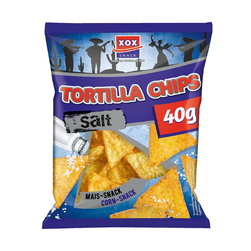 XOX Tortilla Chips Salz - 40g